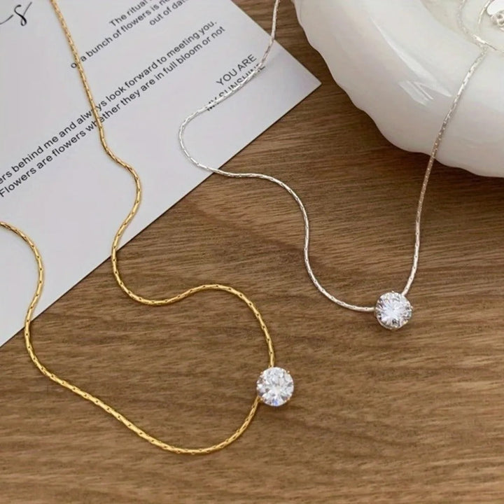 Moissanit-Halsband Cléa